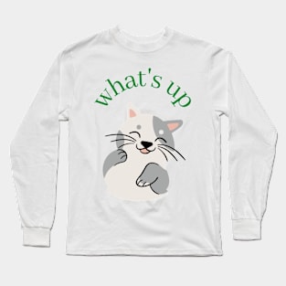 cute cat Long Sleeve T-Shirt